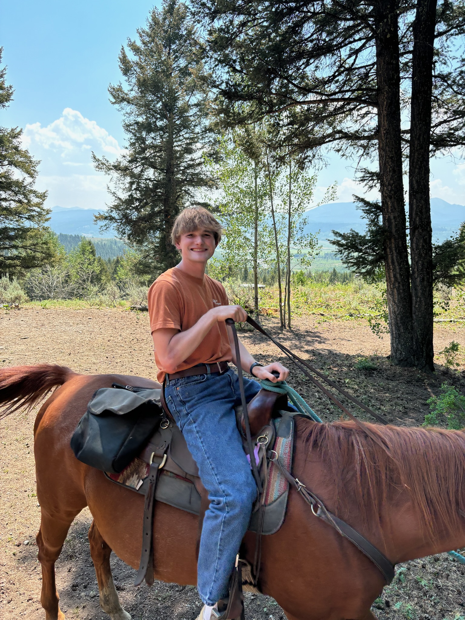 Photo of Myself on Horseback